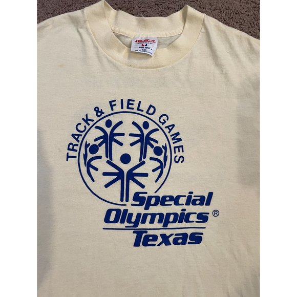 Vintage Rare Texas Special Olympics Track and Field Shirt - Picture 3 of 4